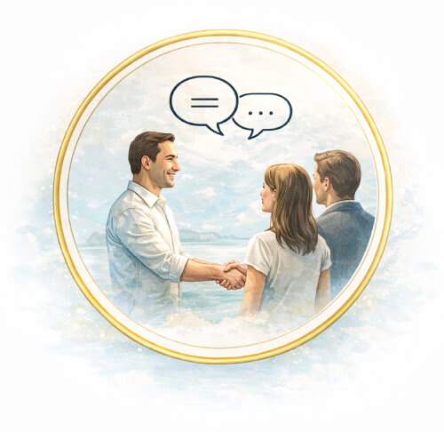 Direct contact with hosts from day one